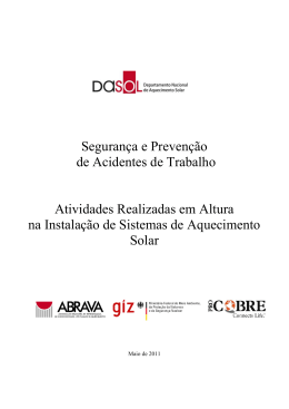 Seguran&ccedil;a e Preven&ccedil;&atilde;o de Acidentes de Trabalho