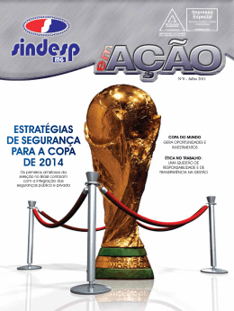 ESTRAT&Eacute;GIAS DE SEGURAN&ccedil;A PARA A COPA DE - sindesp-mg