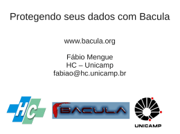 Protegendo seus dados com Bacula