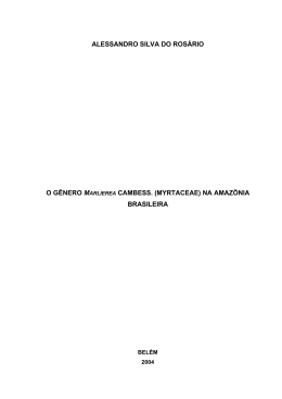 (myrtaceae) na amaz&ocirc;nia brasileira