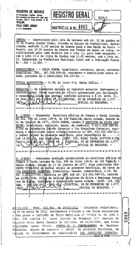 "iiEsfsTRo DE IMOVEIS`