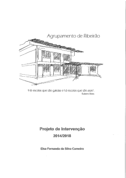 Projeto de Interven&ccedil;&atilde;o 2014-2018