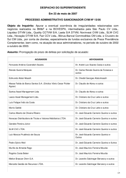 DESPACHO DO SUPERINTENDENTE Em 23 de maio de