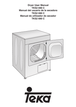 Dryer User Manual TKS2 690 C Manual del usuario de la