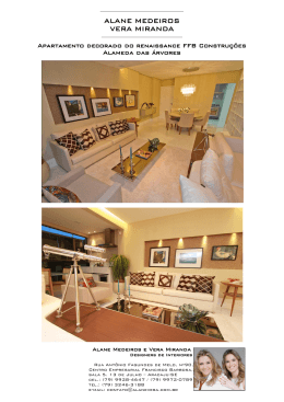 Apartamento decorado FFB Constru&ccedil;&otilde;es