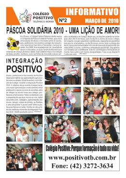 POSITIVO - Col&eacute;gio Positivo de Tel&ecirc;maco Borba