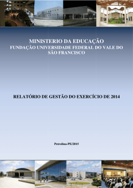 Relatório de gestão 2014