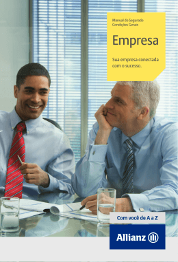 Condi&ccedil;&otilde;es Gerais / Manual do Segurado