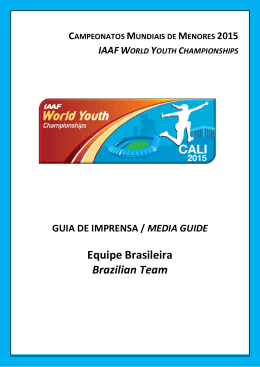 Media Guide - Mundial de Menores Cáli 2015