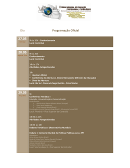 Dia Programa&ccedil;&atilde;o Oficial - Minist&eacute;rio da Educa&ccedil;&atilde;o