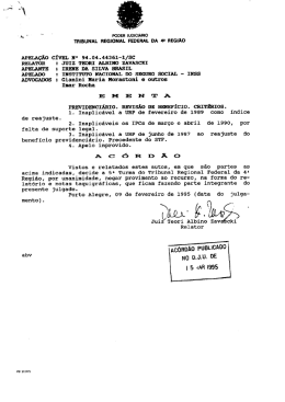 m ` Pooezmnmunm - Tribunal Regional Federal da 4ª Região