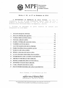 Edital nº 06-2014 - Procuradoria da República em Pernambuco