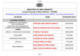 - Minist&eacute;rio do Meio Ambiente