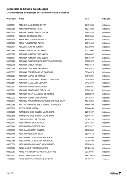 Resultado Pedidos Redu&ccedil;&atilde;o Taxa Insc.