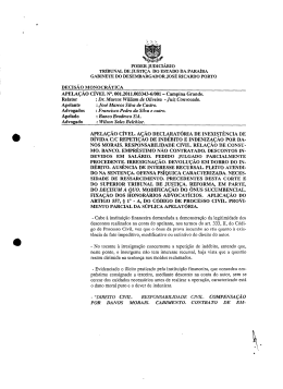 Jos&eacute; Marcos Silva de Castro. - Tribunal de Justi&ccedil;a da Para&iacute;ba