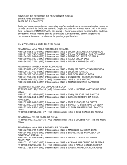 CONSELHO DE RECURSOS DA PREVID&Ecirc;NCIA SOCIAL