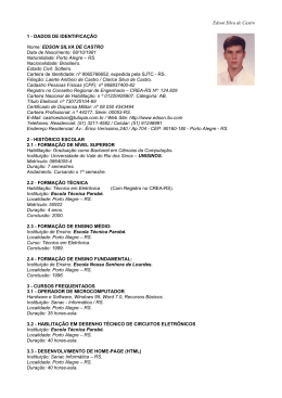 Edson Silva de Castro 1 - DADOS DE IDENTIFICAÇÃO Nome