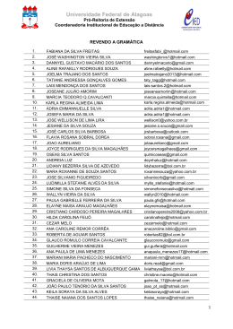 Revendo a Gram&aacute;tica - Universidade Federal de Alagoas