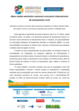 Abes realiza semin&aacute;rio nacional e encontro internacional