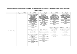 PROGRAMA&Ccedil;&Atilde;O DO III SEMIN&Aacute;RIO NACIONAL DO