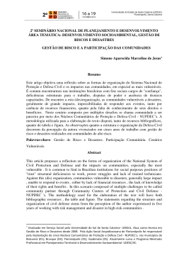2&ordm; SEMIN&Aacute;RIO NACIONAL DE PLANEJAMENTO E