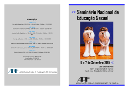 Seminário Nacional de Educação Sexual