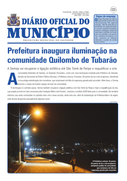 diário oficial do município do salvador