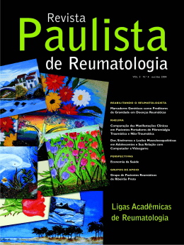 Vol 3 Nº 4 - Sociedade Paulista de Reumatologia