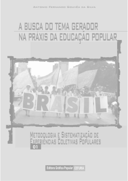 A busca do tema gerador na pr&aacute;xis da Educa&ccedil;&atilde;o