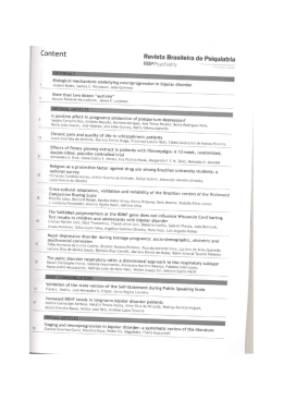 Revista Brasileira de Psiquiatria, v. 35, n. 1, 2013