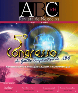 Ano 7 Set 2012 - AGERH - Associação dos Gestores de RH