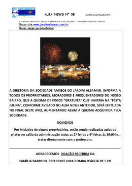 Alba News 38 - Jardim Albamar