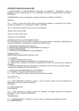 Portaria Denatran n&ordm;04, 1986