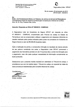 Confira o of&iacute;cio na &iacute;ntegra. - TJPE