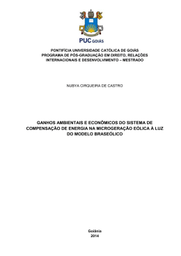 ganhos ambientais e econ&ocirc;micos do sistema de compensa&ccedil;&atilde;o de