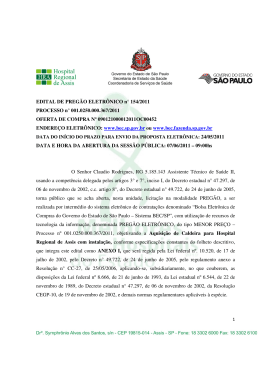anexo i - Hospital Regional de Assis