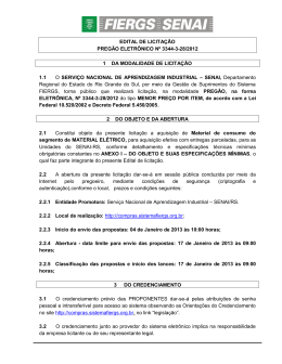 edital de licita&ccedil;&atilde;o preg&atilde;o eletr&ocirc;nico n&ordm; 3344-3
