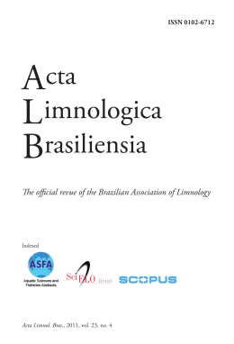 pdf em inglês - Associação Brasileira de Limnologia