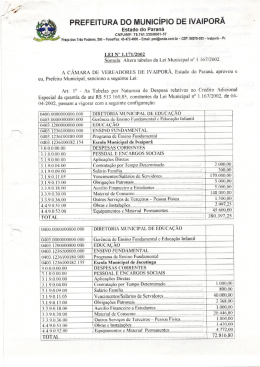 Lei 1171 de 2002-05-20 - Câmara Municipal de Ivaiporã