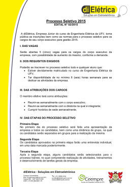 edital processo seletivo 2015/2
