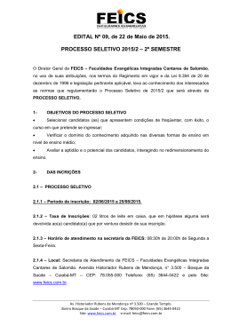 Edital P. S. 2015/2