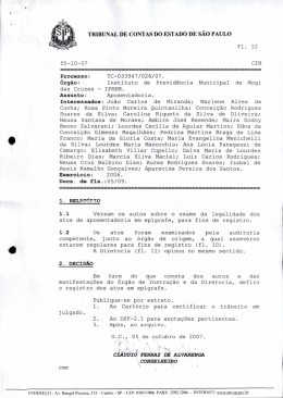 Aposentadorias Exerc&iacute;cio 2006