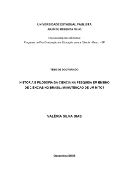 VAL&Eacute;RIA SILVA DIAS - Reposit&oacute;rio Institucional UNESP