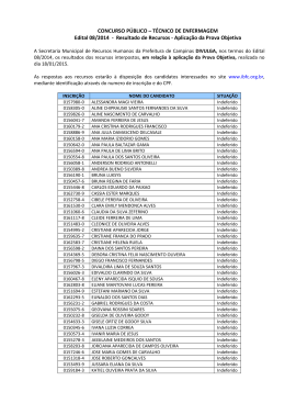 Result Recursos aplicPO - Prefeitura Municipal de Campinas