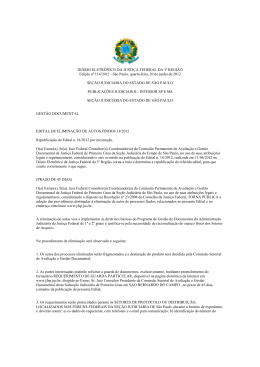 EDITAL n&ordm; 018 - DISPONIBILIZADO EM 20/06/2012