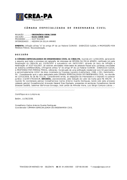 decisão nº 0225/2008-ceec - CREA-PA