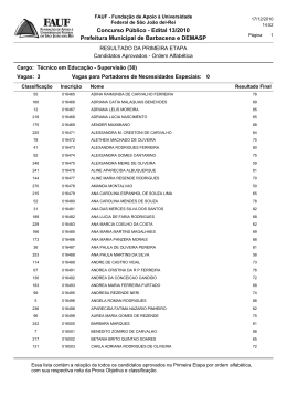 Edital 13/2010 Prefeitura Municipal de Barbacena e