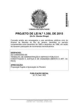 PROJETO DE LEI N.º 1.350, DE 2015
