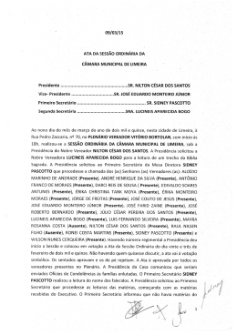 Sess&atilde;o ordin&aacute;ria de 09/03/2015