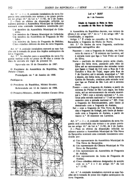 diário da república - i série n.° 26 - 1-2-1988